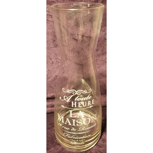 Wine Carafe A Toute Heure La Maison Artisanale Fabrication 10 Inches Tall